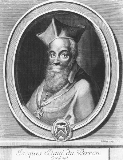 Jacques Davy Duperron by Gérard Edelinck